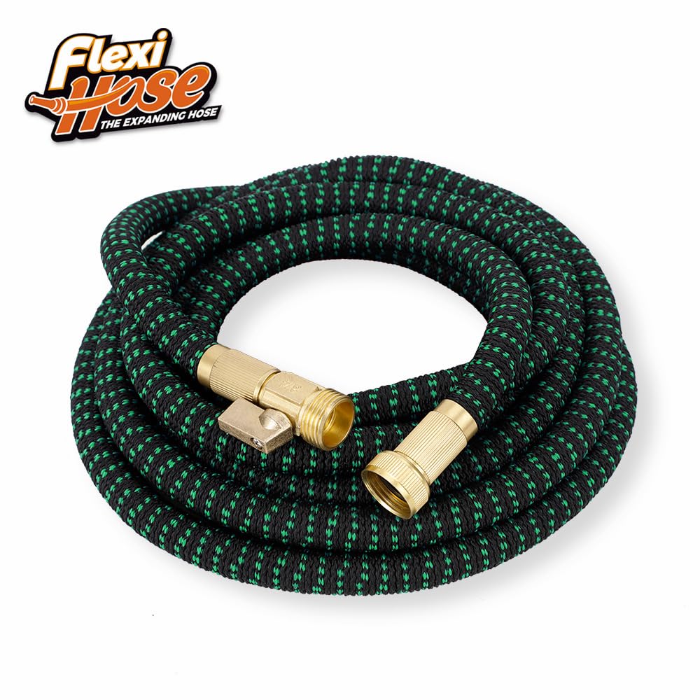 FLEXI HOSE Expandable Garden Hose 100FT with 8 Function Nozzle