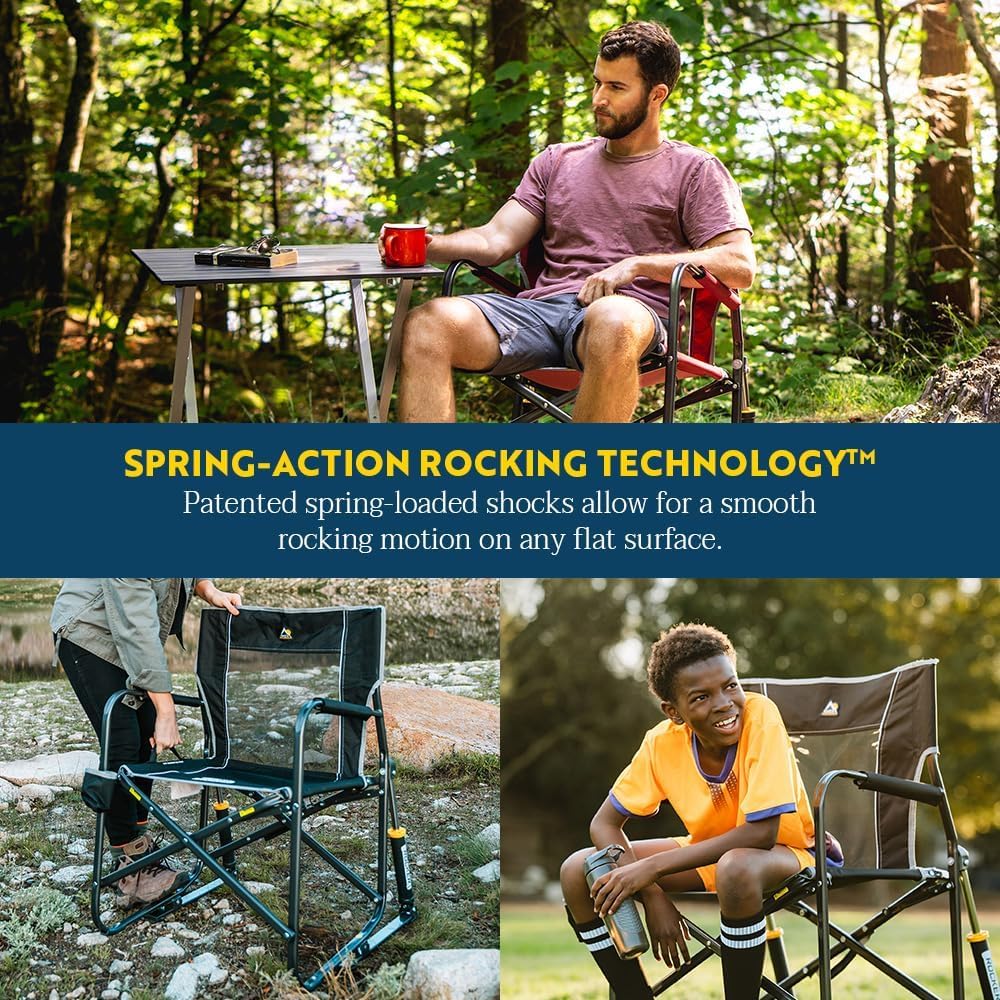 GCI OUTDOOR Freestyle Rocker Camping Chair - Portable Folding Design